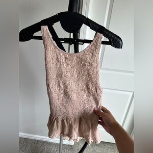 Zara open back tank
